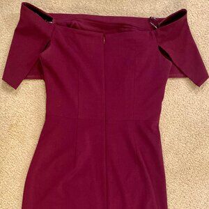 Vince Camuto Burgundy Dress